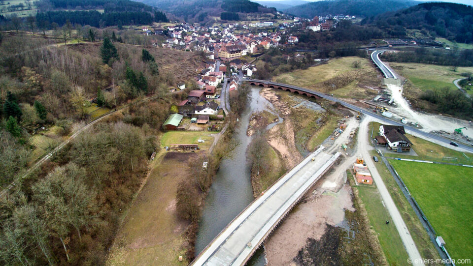 Brücken-Neubau Ortsumgehung Rieneck